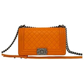 Chanel Boy Schultertasche aus Leder