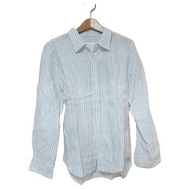 Autre Marque Camisa de lino a rayas green label relaxing Collet Ray