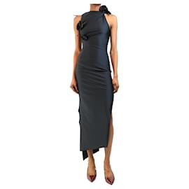 Schwarzes Maxi-Kleid mit Cut-Outs - Größe XS - Coperni