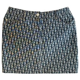 Minifalda monograma Christian Dior