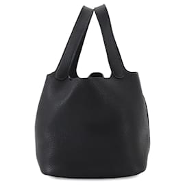 Hermes Picotin MM Handtasche in Schwarz - Hermès
