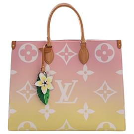 Louis Vuitton Pink Monogram Giant By The Pool Onthego GM