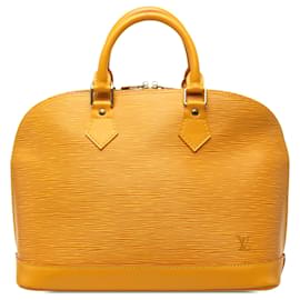 Louis Vuitton Yellow Epi Alma PM