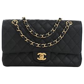 Chanel Black Medium Classic Caviar Double Flap