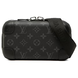 Clutch Horizon Monogram Eclipse Nero Louis Vuitton
