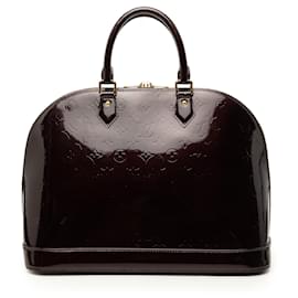 Louis Vuitton Purple Monogram Vernis Alma GM