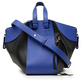 Bolso LOEWE Hammock Small bicolor en piel de becerro azul - Loewe