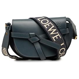 LOEWE Borsa Dual Mini Soft in Pelle di Vitello Blu - Loewe