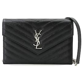 Portafoglio a catena Saint Laurent Cassandre Envelope