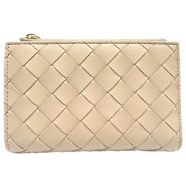 Cartera bi-fold con cremallera Intrecciato Medium Bottega Veneta