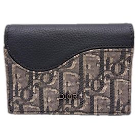 Portacarte Christian Dior Oblique Saddle