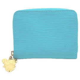 Monedero Zippy Louis Vuitton en piel Epi en Kabira Blue