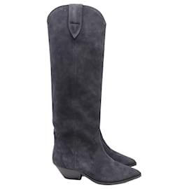 Botas altas Denvee Isabel Marant en ante gris