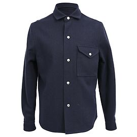 Ami Knopfjacke aus schwarzer Wolle