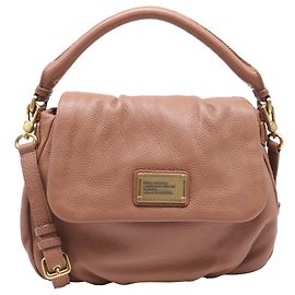 Borsa a tracolla Marc Jacobs Classic Q Lil Ukita in pelle marrone