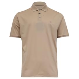 Polo a maniche corte Louis Vuitton in cotone beige