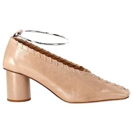 Ballerine Jil Sander in pelle nude