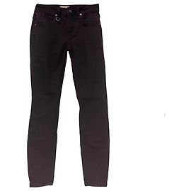 Vaqueros Burberry Brit bicolores en algodón negro