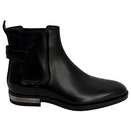 Stivaletti Chelsea Balmain Pete in pelle di vitello nera