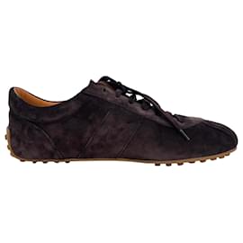 Sneakers basse Tod's in suede marrone