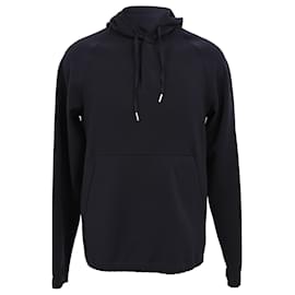 Theory Hoodie-Jacke aus schwarzem Polyester