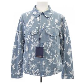 Giacca in denim Louis Vuitton DNA Leaf