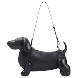 Borsa Baguette Hector in pelle Pebble Grain - Thom Browne