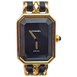 Chanel Premiere vergoldete Uhr