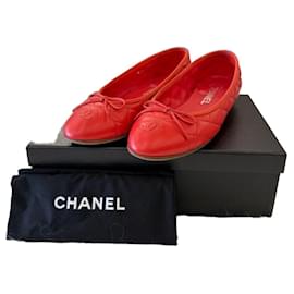 Chanel Ballerine Matelassé Rosse