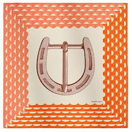 Hermès Portrait de Boucle Scarf