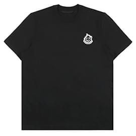 T-shirt a maniche corte in cotone con patch grafico da uomo - Moncler