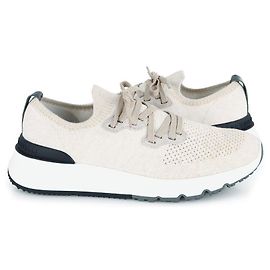 Brunello Cucinelli Sneakers Runner in maglia di cotone da uomo