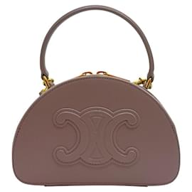 Céline Mini Case Mezzaluna in Vitello Liscio Lilla Chiaro