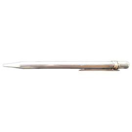 Cartier ballpoint pen in silver-finish metal, black ink