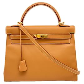 Hermès Borsa HERMES Courchevel Kelly 32, Brown