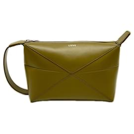 Borsa Puzzle Fold in vitello lucido Loewe