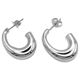 Orecchini a mezzo cerchio in argento Tiffany & Co.