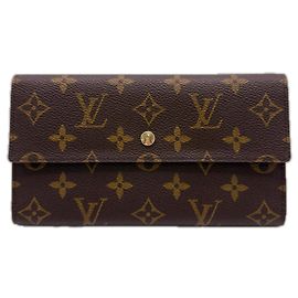 Louis Vuitton Monogram Portefeuille Tresor International Long Wallet