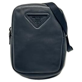 Mini borsa a tracolla Prada con logo triangolare