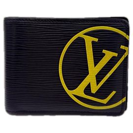 Louis Vuitton Epi Portefeuille Multiple Noir M67907 Bi-fold Wallet