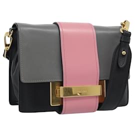 Prada Metal Ribbon City Calfskin Medium