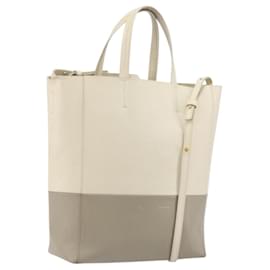 Céline Celine Vertical Bi-Cabas Tote Leather Small