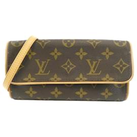 Louis Vuitton Monogram Pochette Twin PM M51854 Shoulder Bag