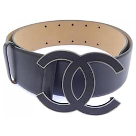Chanel Standard Gürtel Schwarz