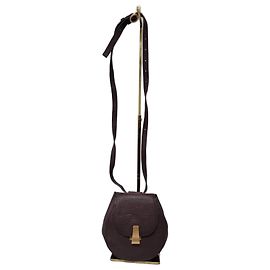 Borsa cintura Bottega Veneta in pelle Palmellato Chocolate Brown