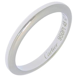 Cartier 1895 Ehering Platin 2mm
