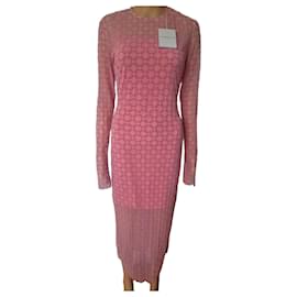 Vestido largo rosa Givenchy