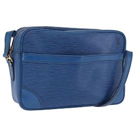 LOUIS VUITTON Epi Trocadero 27 Shoulder Bag Blue M52315 LV Auth 196274A