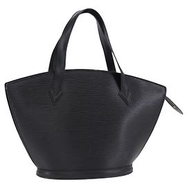 LOUIS VUITTON Epi Saint Jacques Shopping Bag Black M52272 LV Auth 196253