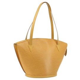 Borsa Shopping LOUIS VUITTON Epi Saint Jacques Yellow M52269 LV Auth ka5781